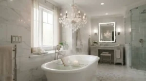 bathroom chandeliers