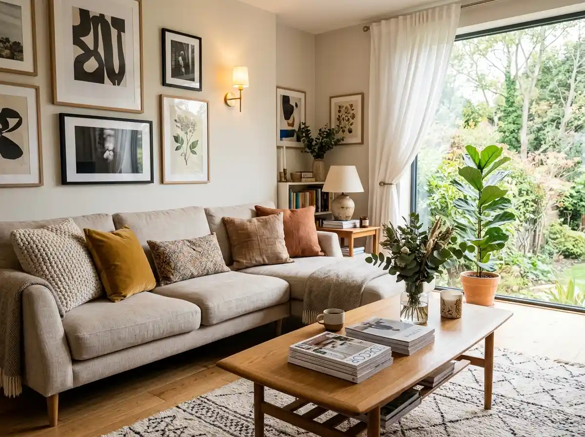 Livingroom with sofa