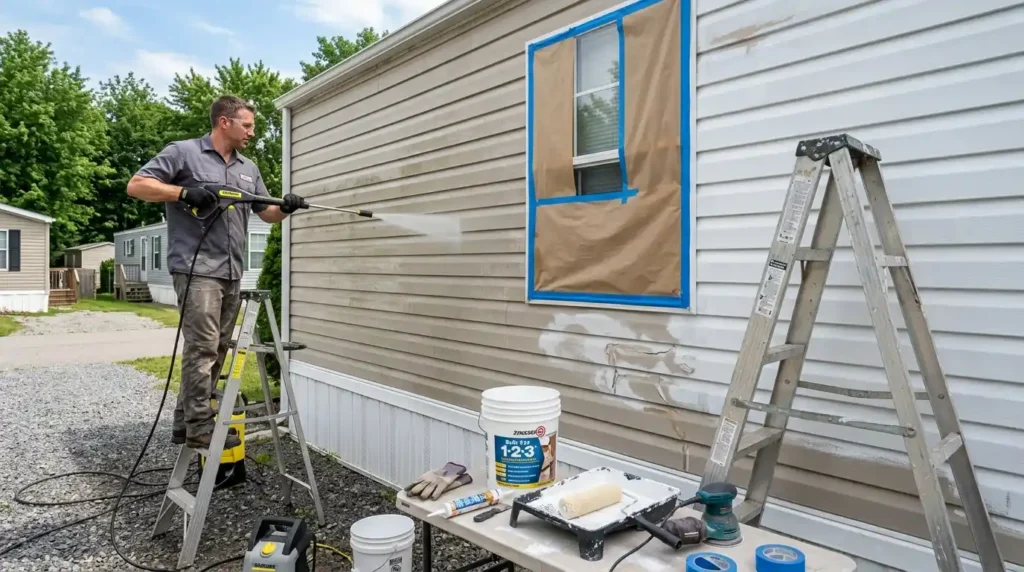 Paint for Exterior Mobile Home