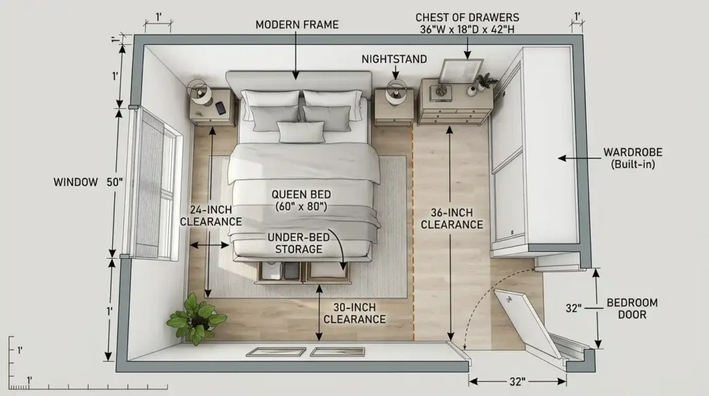 Small Bedroom Dimensions